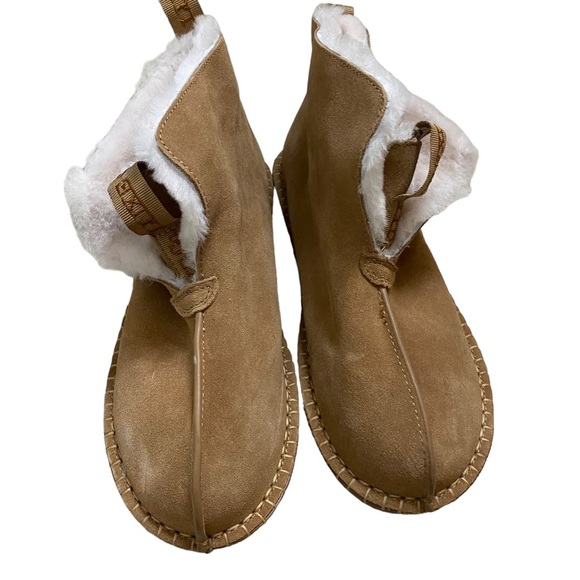 NWOT Australia luxe collective homework suede men boots shearling size US8 - Picture 4 of 13